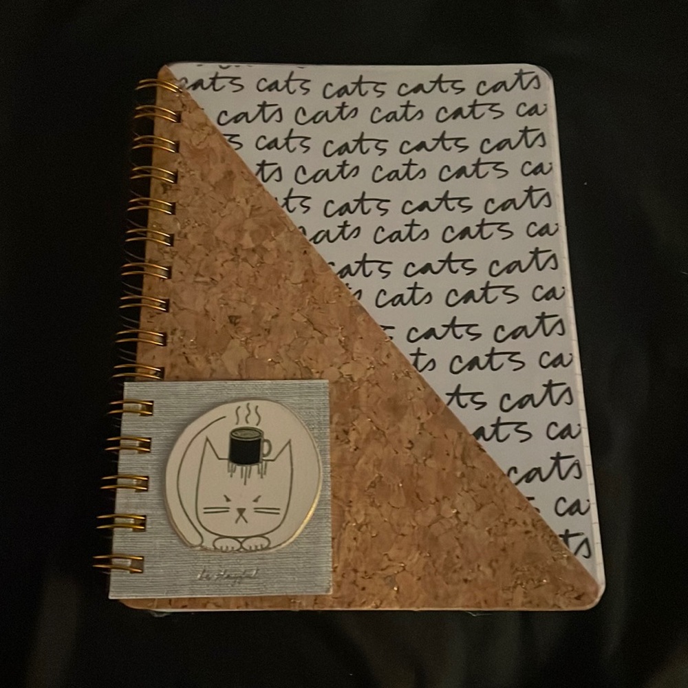 cat notebook brand new